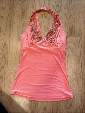 Vintage Y2K tattoo Halter Top